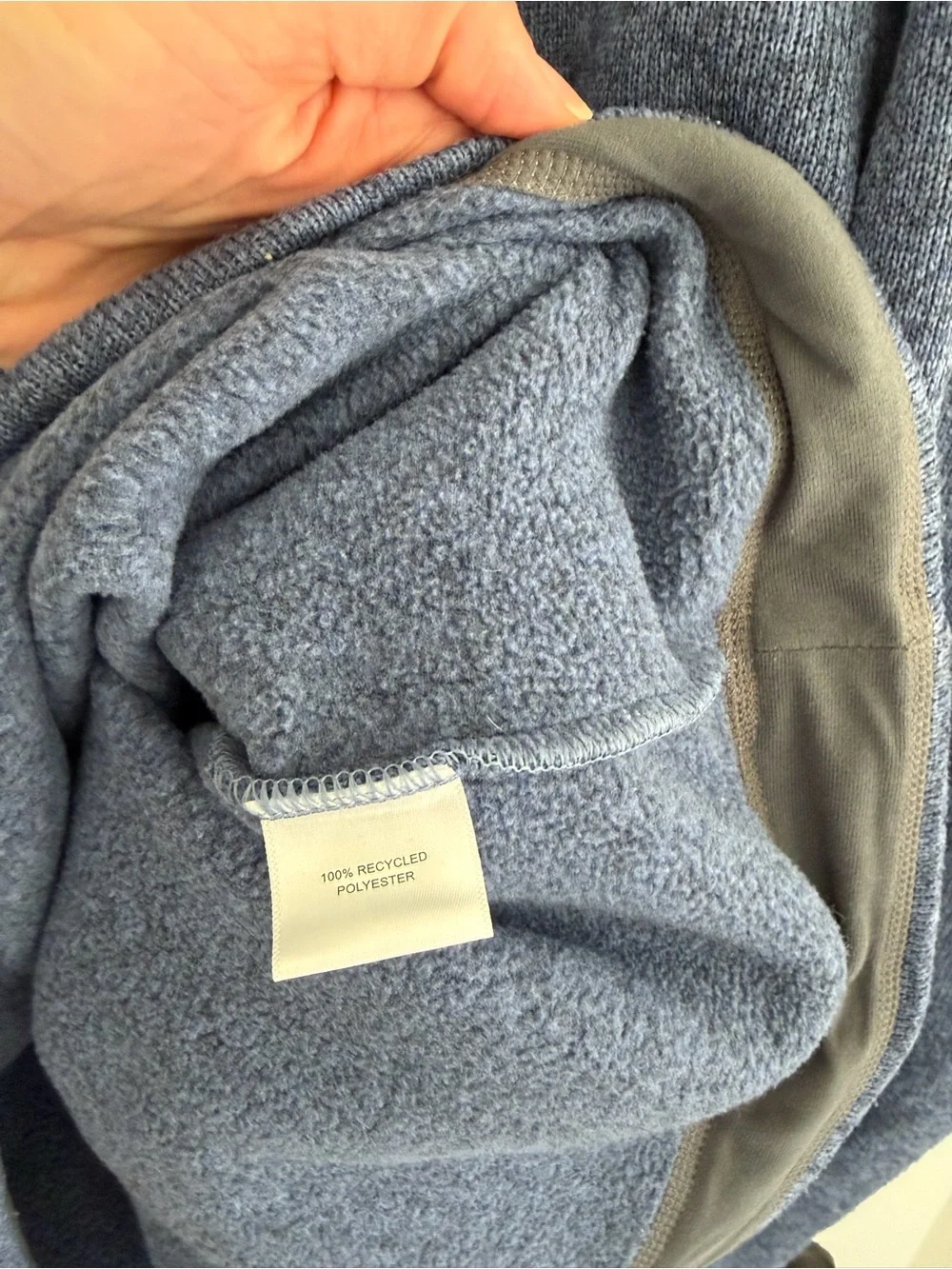 Peter Millar Crown Sweater Fleece 1/4 Zip Pullover Blue Large Golf